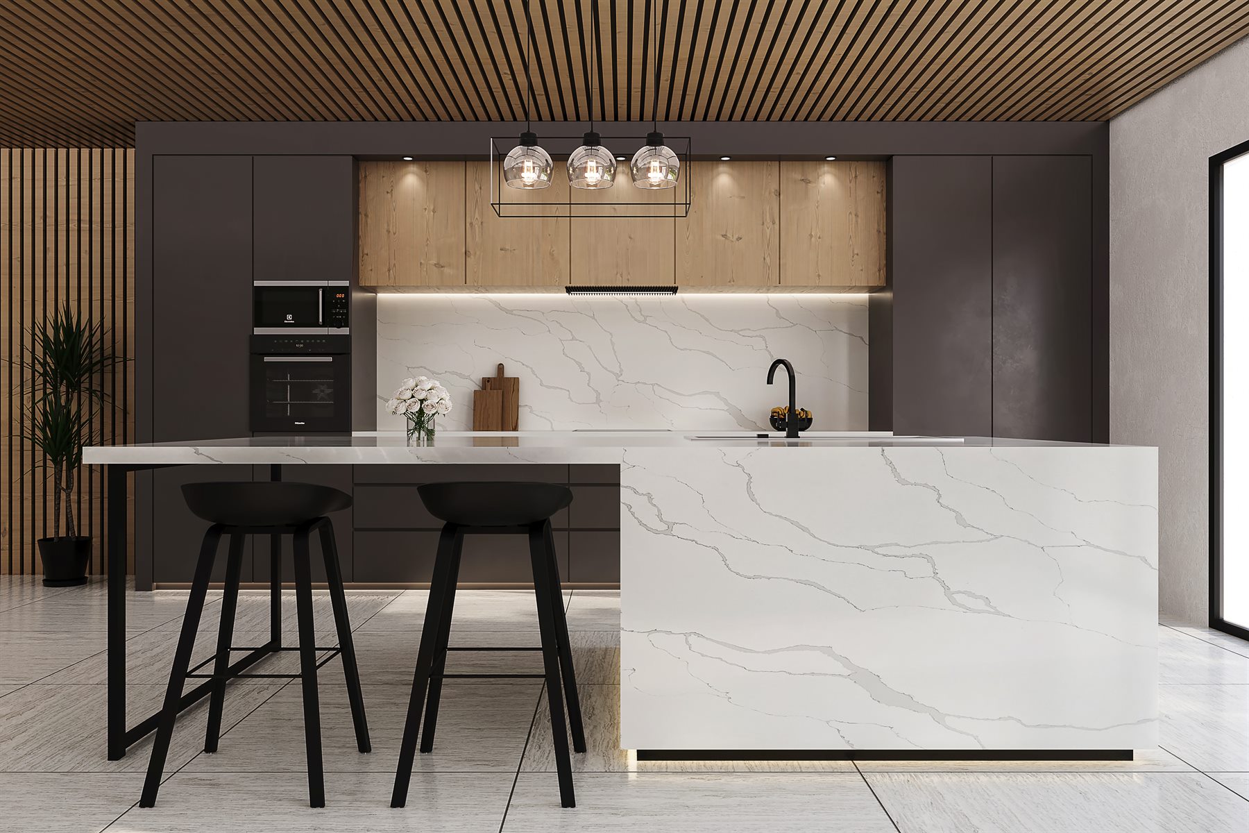 Mutfakta akis, depolama ve gorunum birlikte dusunulur